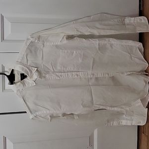 J.Crew white button up size small